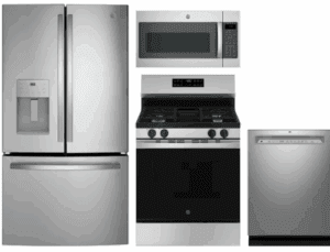 GE GERERADWMW104070  4 Piece Kitchen Appliances Package  in Stainless Steel