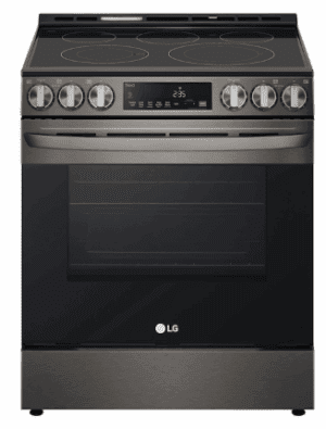 LG LSEL6333XE 30 Inch Slide-In Smart Electric Range with 5 Radiant Elements, 6.3 Cu. Ft