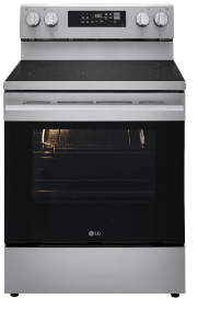 LG LREN6323YE 30 Inch Electric Smart Range with 5 Radiant Elements, 6.3 cu. ft. Capacity,