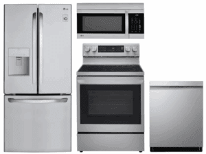 LG LGRERADWMW21165  4 Piece Kitchen Appliances Package