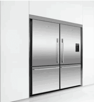 FPRF170P3 Side-by-Side Column Set with 32 Inch Refrigerator in Stainless Steel