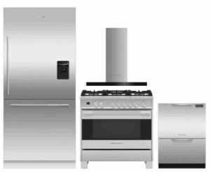 FPRERADWRH6746  4 Piece Kitchen Appliances Package with Bottom Freezer Refrigerator, Gas Range and Dishwasher in Panel Ready