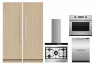 FPWORHCTDWREFR6  6 Piece Kitchen Appliances Package with Dishwasher and Full Refrigerator in Stainless Steel