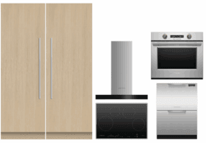 FPWORHCTDWREFR6  6 Piece Kitchen Appliances Package with Dishwasher and Full Refrigerator in Stainless Steel