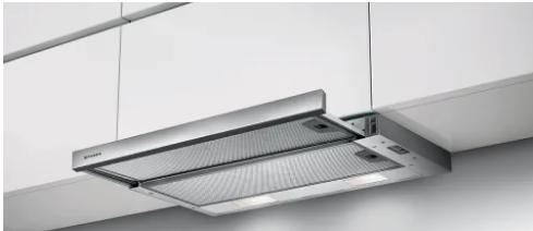 FLEX24SS300 Under Cabinet Range Hood with 3-Speed, 300 CFM Blower, Slide Control, Dishwasher Safe Mesh Filter, LED Lighting, Stainless Steel Front, Easy Snap Installation, and ADA Compliant: 24 Inch