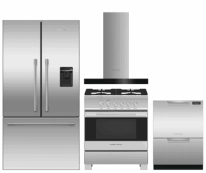 FPRERADWRH6642  4 Piece Kitchen Appliances Package with French Door Refrigerator, Dual Fuel Range and Dishwasher in Panel Ready
