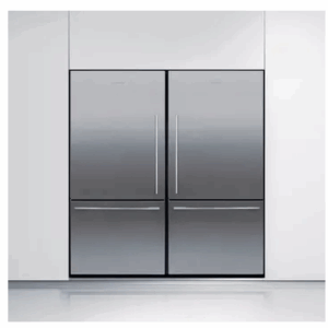 FPRF170P1 Side-by-Side Column Set with 32 Inch Refrigerator in Stainless Steel