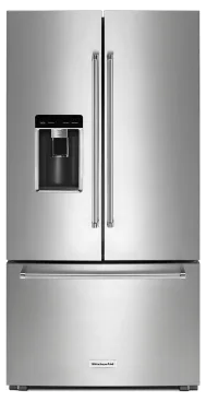 KRFC704FPS 36 Inch Counter-Depth French Door Refrigerator with 23.8 cu. ft. Capacity