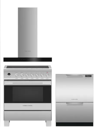 FPRERADWRH6588 4 Piece Kitchen Appliances Package with Bottom Freezer Refrigerator, Electric Range and Dishwasher in Panel Ready - Image 3