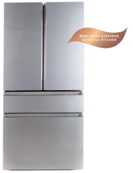 CJE23DM5WS5 36 Inch Counter-Depth Freestanding 4-Door French Door Smart Refrigerator with 23.2 cu. ft. Total Capacity