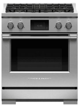 RDV3304N 30 Inch Freestanding Professional Dual Fuel Smart Range with 4 Sealed Burners, 4 Cu. Ft. Oven Capacity, Continuous Grates, Self-Clean, Dual Flow Burners™, Air Fry, Sabbath Mode, ADA Compliant, and Star-K Certified: Natural Gas