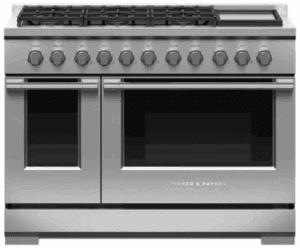 RGV3486GDN 48 Inch Freestanding Gas Range with 6 Sealed Dual Flow Burners™, Dual Oven, 7.7 Cu. Ft. Capacity