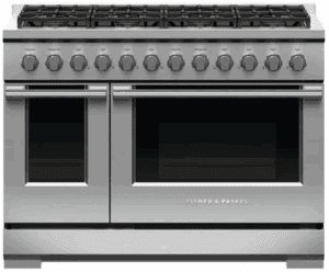 RGV3488N 48 Inch Freestanding Professional Gas Range with 8 Sealed Burners, Double Oven, 7.7 Cu. Ft. Total Capacity : Natural Gas